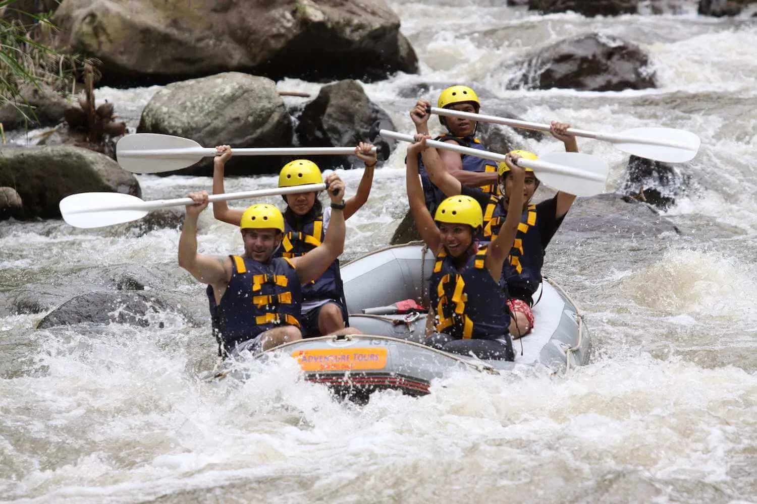 Bali White Water Rafting at Ayung River