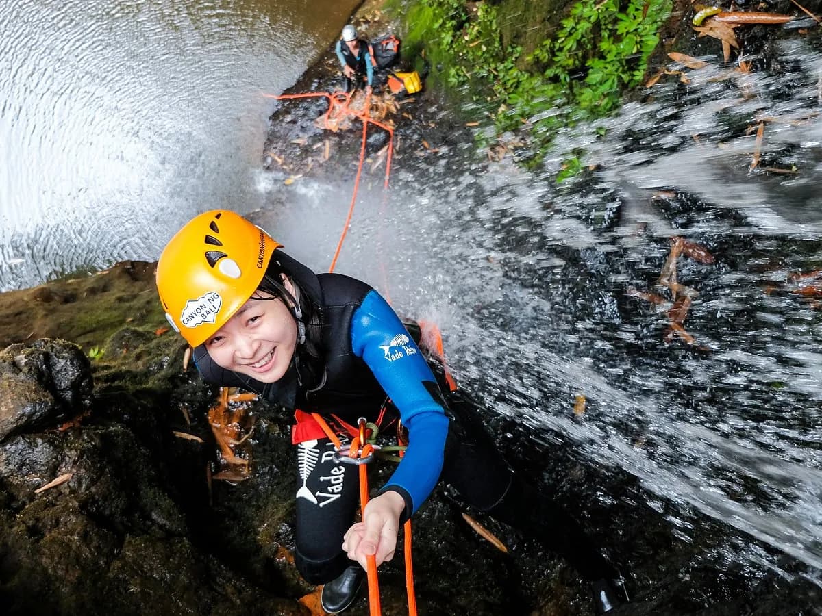 Bali Canyoning Adventure - Waterfall Rappelling 